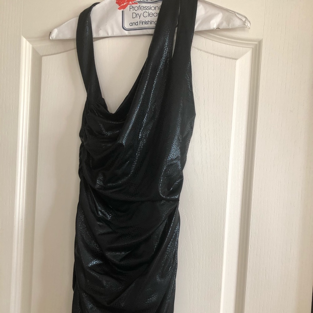 Bebe sexy tight fitted dress. One shoulder strap.